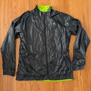 ADIDAS Black Formation Lightweight Breathable windbreaker Jacket Large